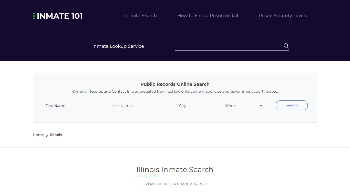 Illinois Inmate Search – Illinois Department of Corrections Offender Lookup