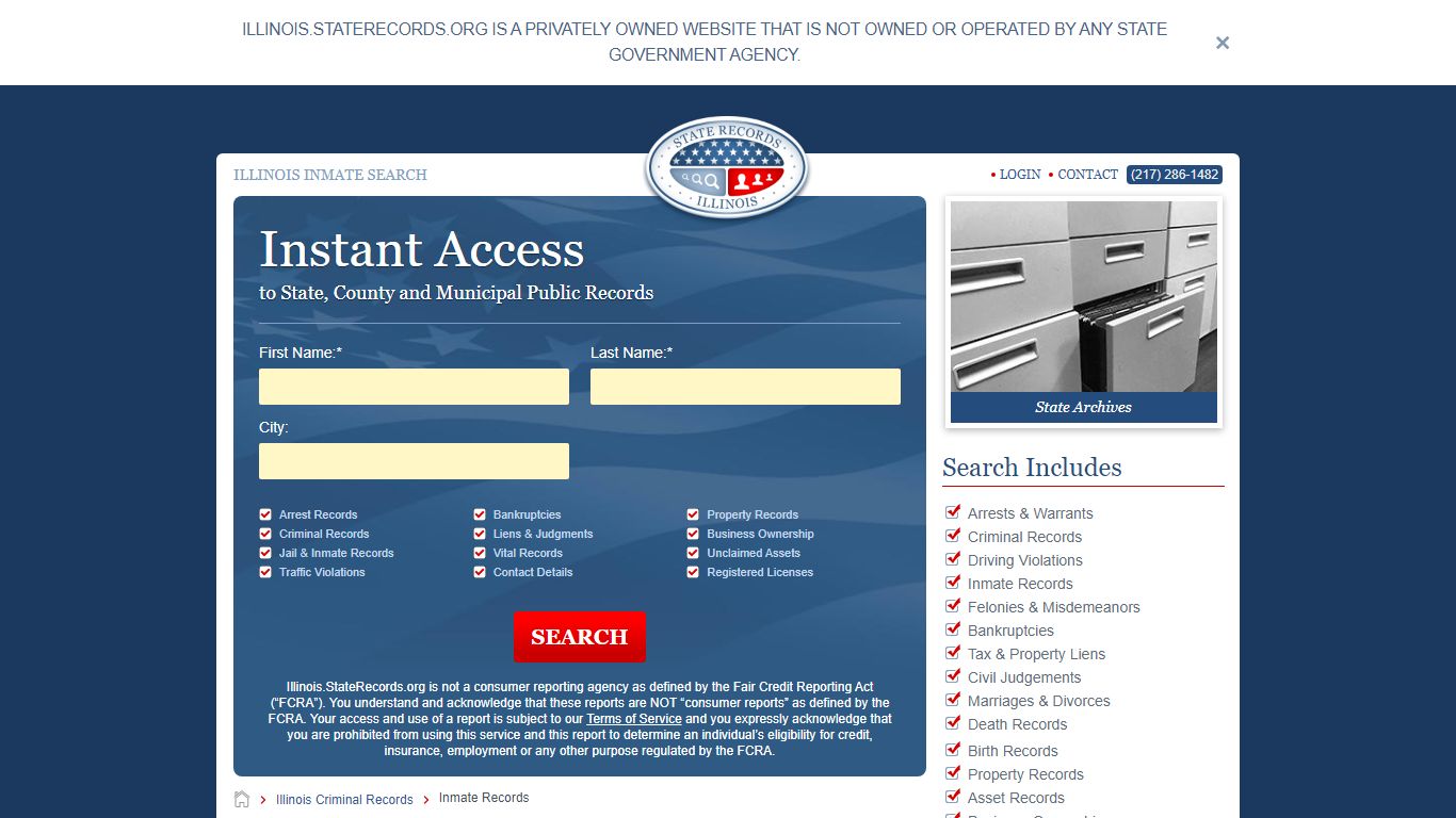 Illinois Inmate Search | StateRecords.org